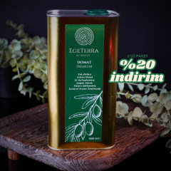 Erken Hasat Soğuk Sıkım Domat Premium Zeytinyağı 1Lx3