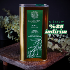 Erken Hasat Soğuk Sıkım Domat Premium Zeytinyağı 1Lx5